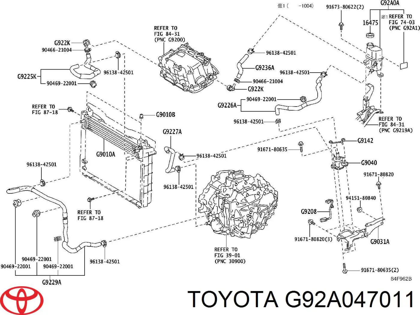 G92A047011 Toyota 