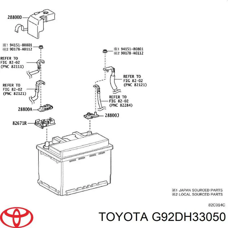 Купити G92DH33050 Toyota Фільтр салону вугільний