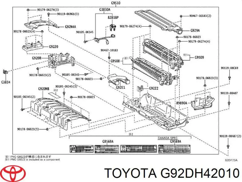  G92DH42010 Toyota