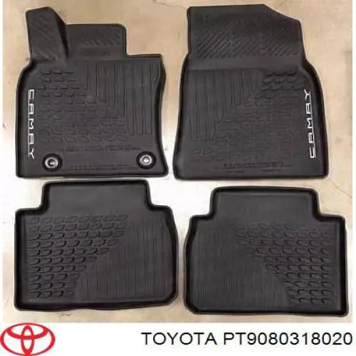 Комплект килимків Toyota PT9080318020 ціна, від 88.66 USD