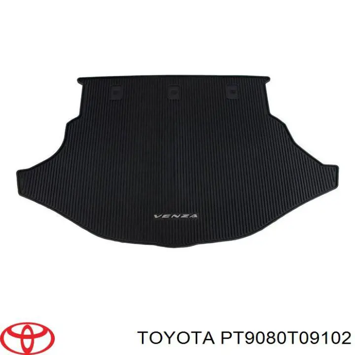 PT9080T09102 Toyota Задній килимок в багажник