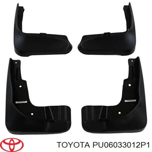 Комплект бризковиків Toyota PU06033012P1 ціна, від 120.20 USD