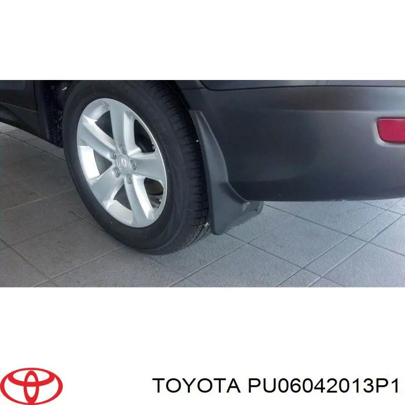 Бризковики передні + задні, комплект на Toyota RAV4 (A4)