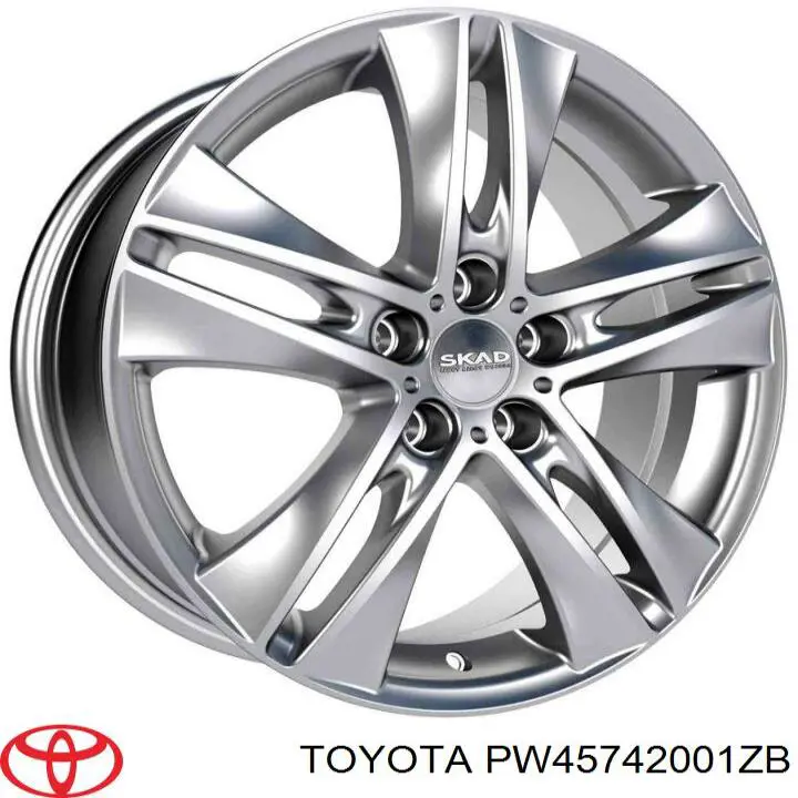 Диски колісні литі (легкосплавні, титанові) PW45742001ZB Toyota
