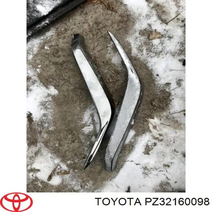 Молдинг переднього бампера, лівий Toyota PZ32160098 ціна, від 104.88 USD