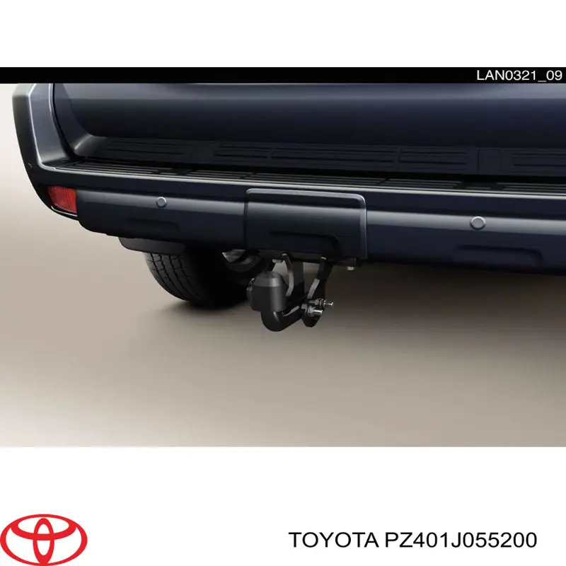 Прилад буксирний Toyota PZ401J055200 ціна, від  USD