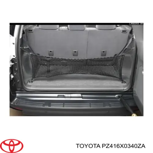 Сітка багажного відсіку PZ416X0340ZA Toyota