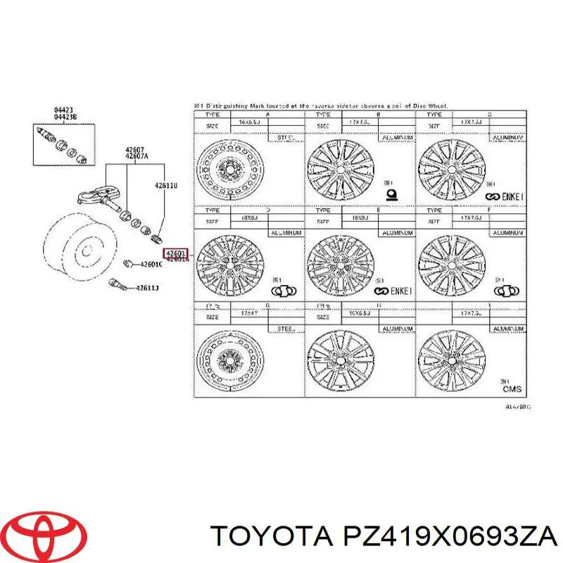  PZ419X0693ZA Toyota