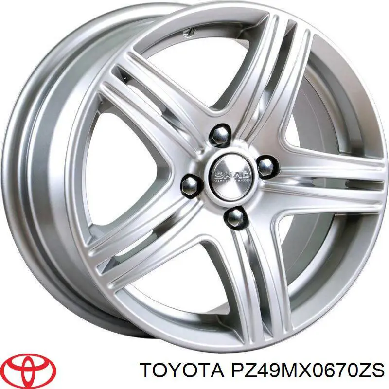 Диски колісні литі (легкосплавні, титанові) Toyota RAV4 4 (A4) (Тойота Рав4)