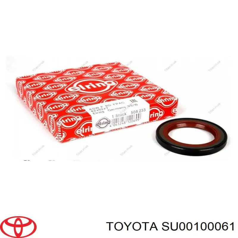 Сальник коленвалу SU00100061 Toyota