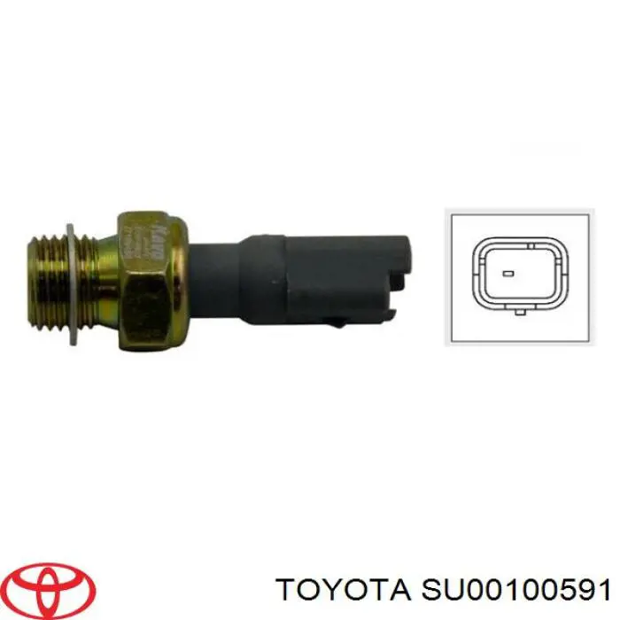 SU00100591 Toyota датчик тиску масла