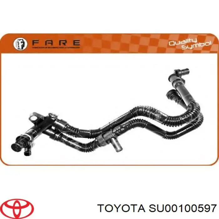 Шланг/патрубок водяного насосу, приймальний Toyota SU00100597 ціна, від 43.80 USD