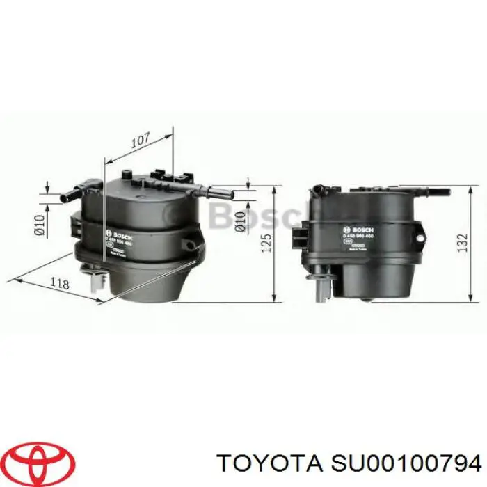 Купити E148044 Peugeot/Citroen Фільтр-відстійник палива грубої очистки