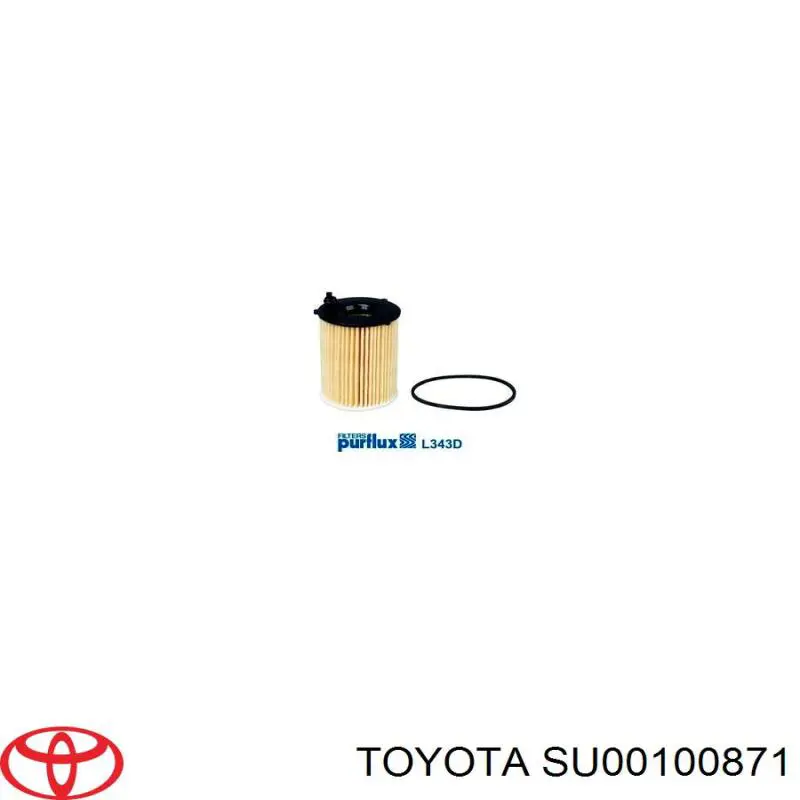 Масляний фільтр SU00100871 Toyota