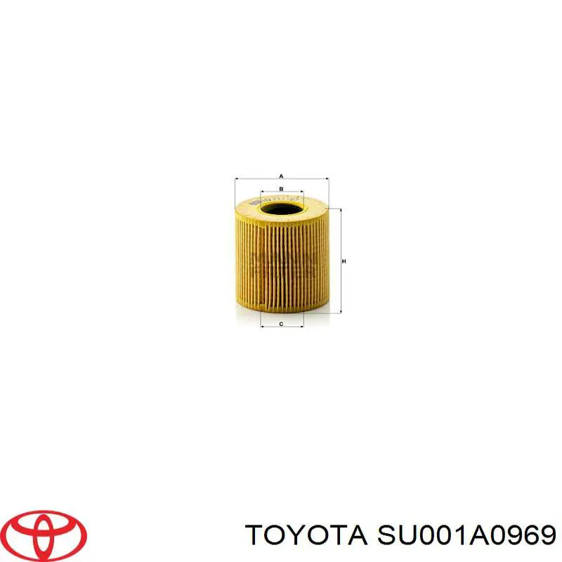 SU001A0969 Toyota Привід передній правий