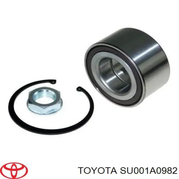 Комплект підшипник маточини передньої Toyota SU001A0982 ціна, від 25.70 USD