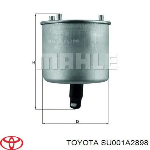 SU001A2898 Toyota Фільтр палива