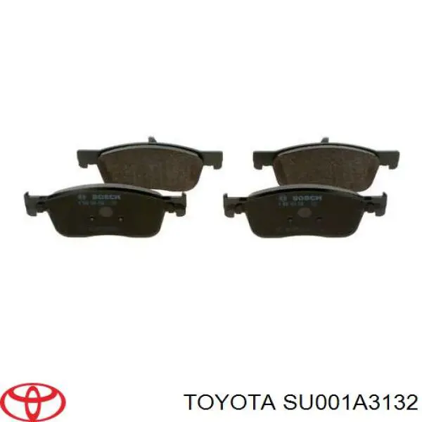 Колодки гальмівні передні, дискові SU001A3132 Toyota