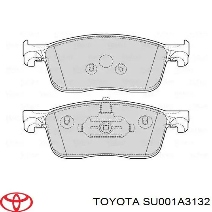 Гальмівні колодки Toyota SU001A3132 ціна, від 34.06 USD