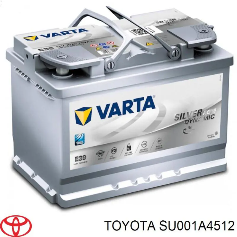 SU001A4512 Toyota Авто акумулятор