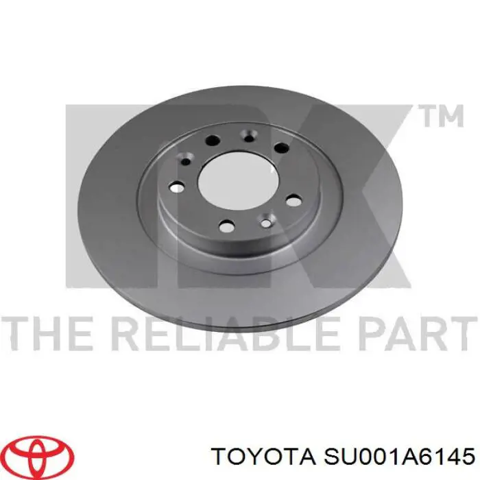 Задні дискові гальма Toyota SU001A6145 ціна, від 31.93 USD
