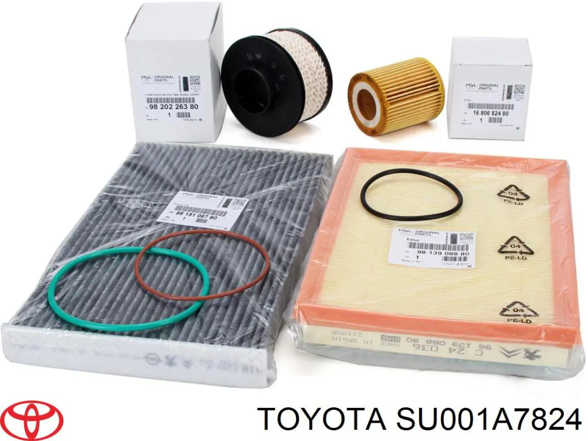 Масляний фільтр двигуна Toyota SU001A7824 ціна, від 5.79 USD