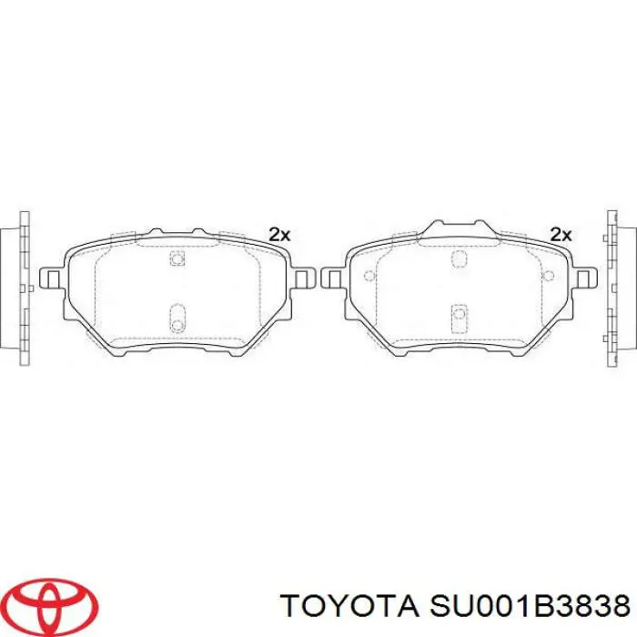  SU001B3838 Toyota