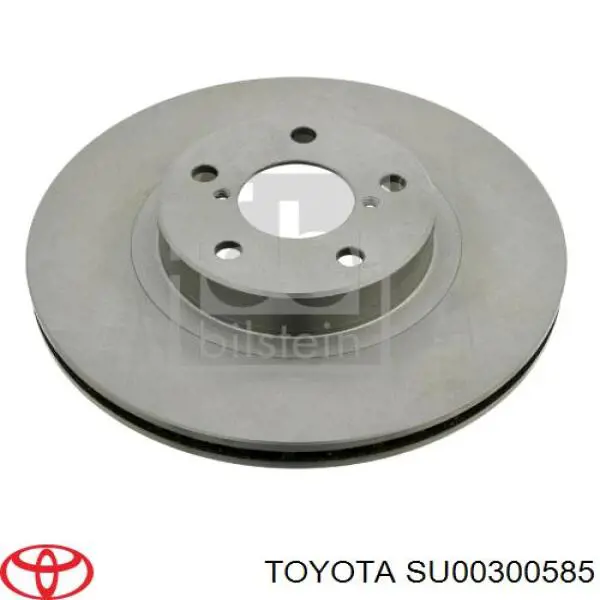Гальмівні диски передні SU00300585 Toyota