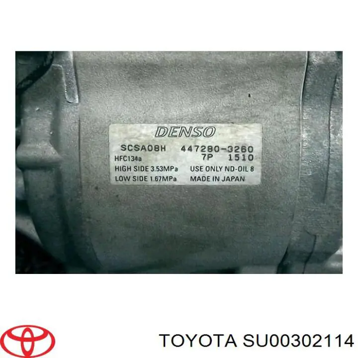 SU00302114 Toyota Компресор холодоагенту