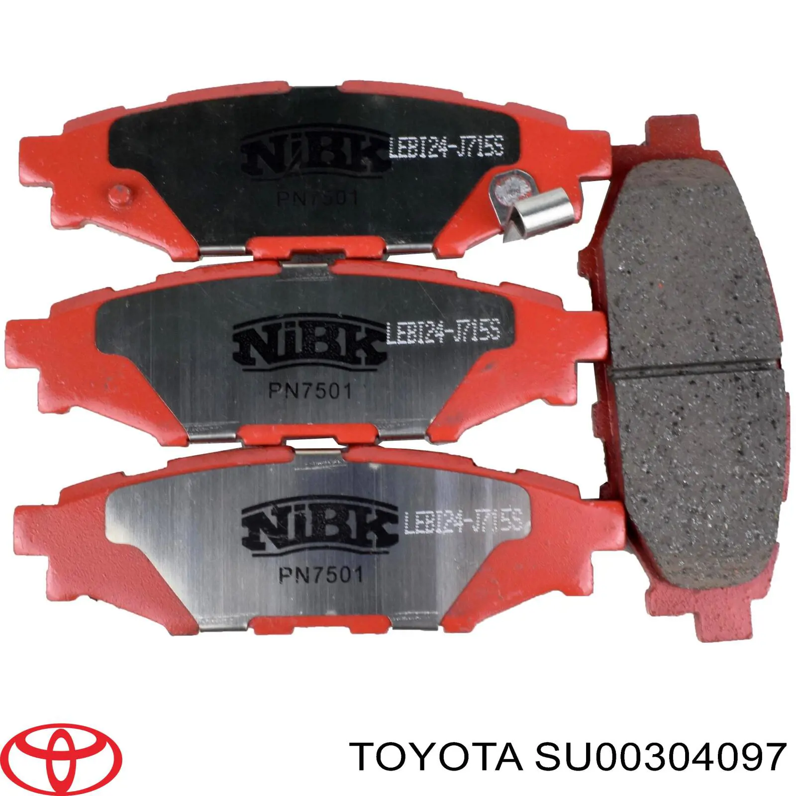 Купити SU00304097 Toyota Задні колодки
