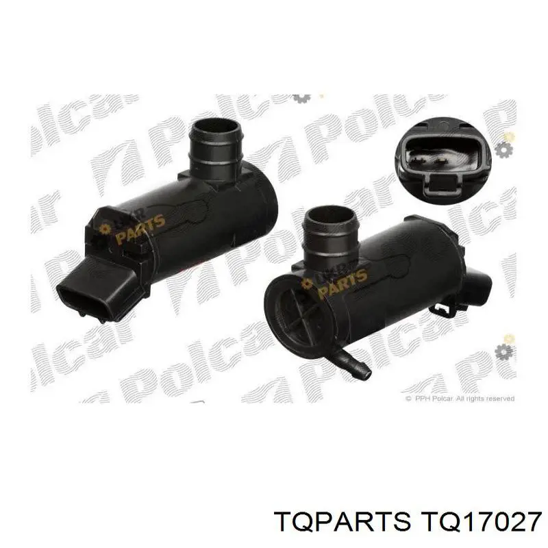 Моторчик омивача переднього скла Tqparts TQ17027 ціна, від 10.33 USD