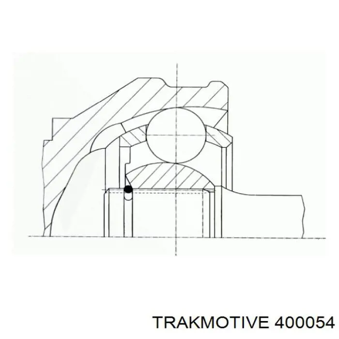 ШРУС зовнішній передній 400054 Trakmotive/Surtrack