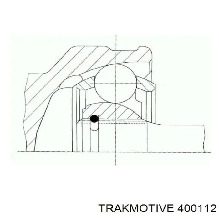400112 Trakmotive/Surtrack Граната зовнішня