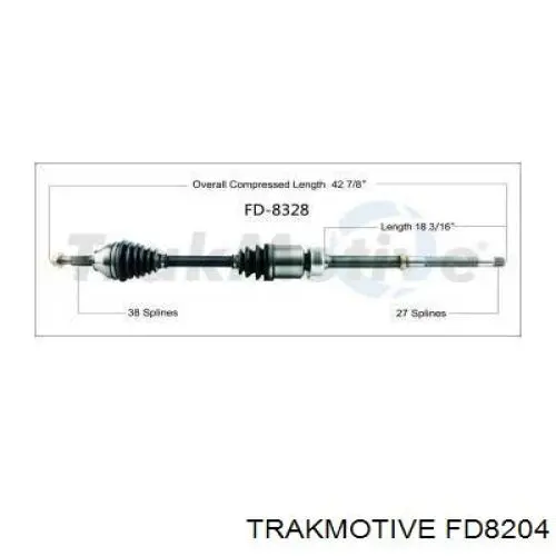  Trakmotive/Surtrack FD8204 ціна, від 175.22 USD