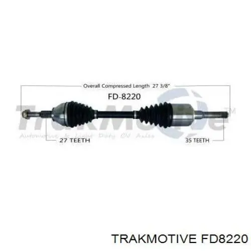 FD8220 Trakmotive/Surtrack Привід лівий