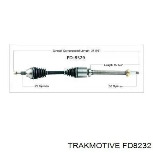 FD8232 Trakmotive/Surtrack Фільтр масла