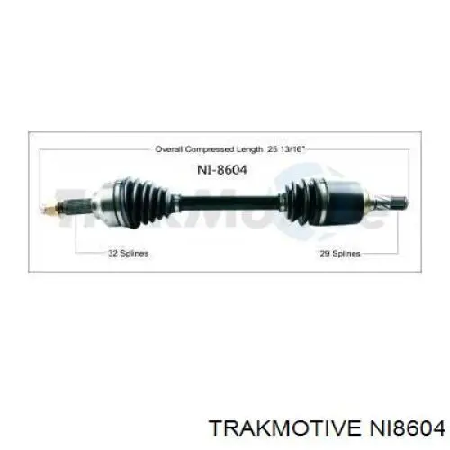 NI8604 Trakmotive/Surtrack Привід лівий