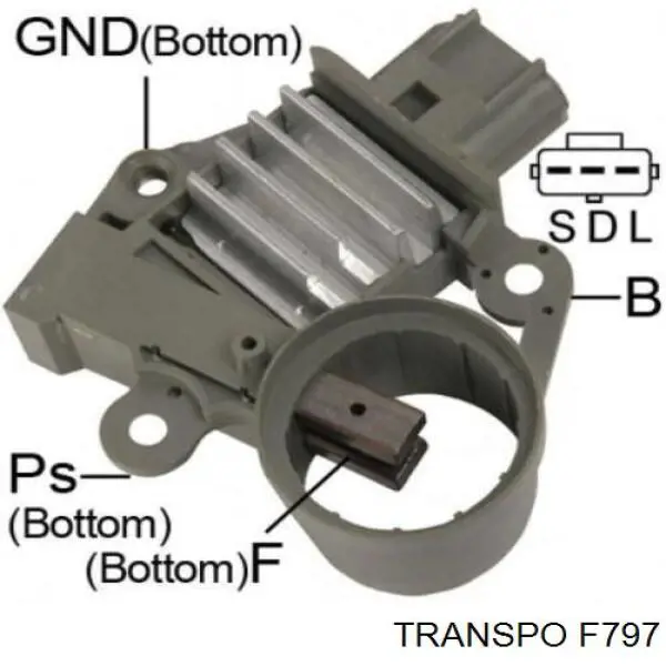 F797 Transpo реле-регулятор генератора, (реле зарядки)