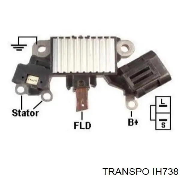 Реле зарядки генератора Transpo IH738 ціна, від 18.54 USD