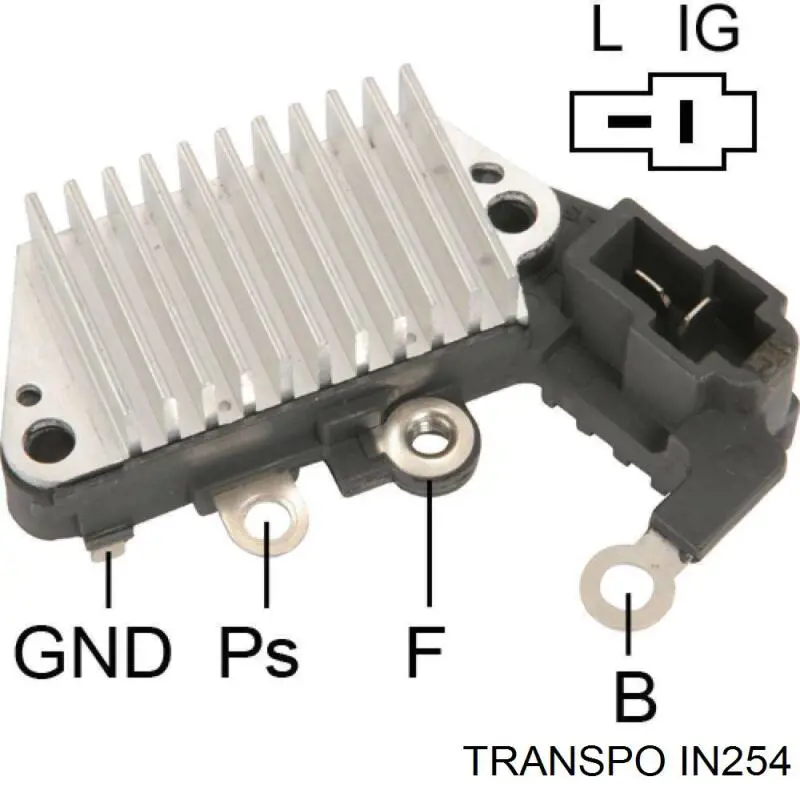 IN254 Transpo реле-регулятор генератора, (реле зарядки)