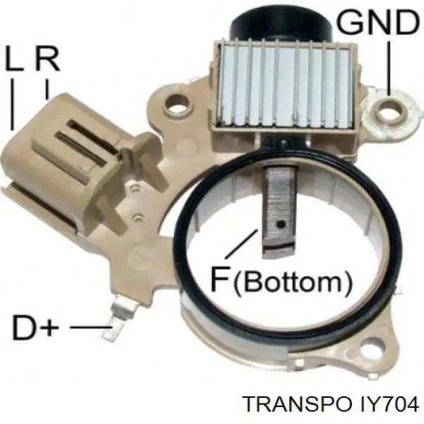 Реле-регулятор генератора, (реле зарядки) IY704 Transpo