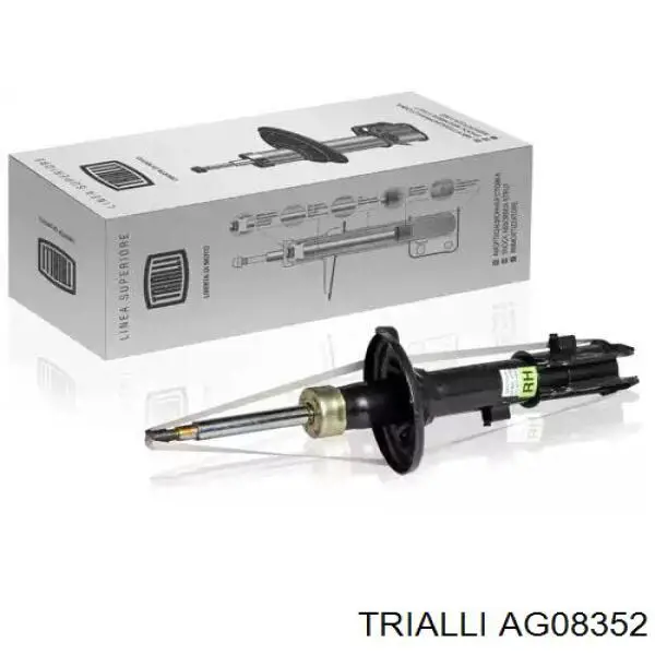 Амортизатор передній, правий Trialli AG08352 ціна, від 37.74 USD