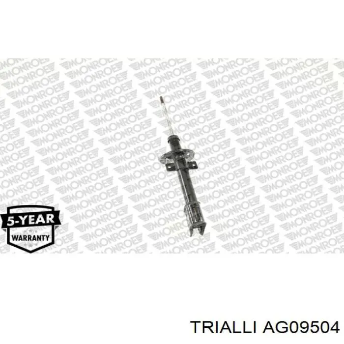 Амортизатор задній AG09504 Trialli