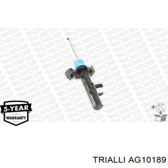 Амортизатор передньої підвіски, лівий Trialli AG10189 ціна, від 35.35 USD