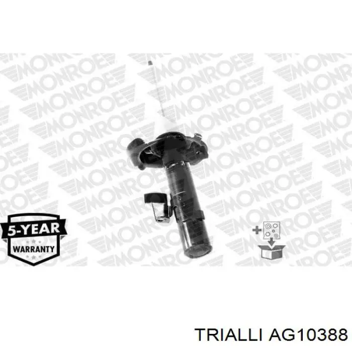 Амортизатор передній, правий Trialli AG10388 ціна, від 38.12 USD