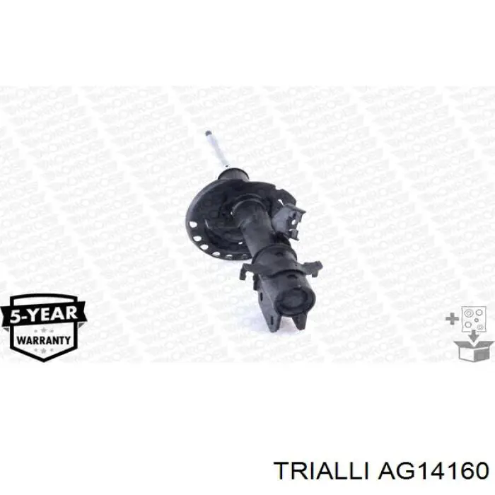 Амортизатор передньої підвіски, лівий Trialli AG14160 ціна, від 30.92 USD