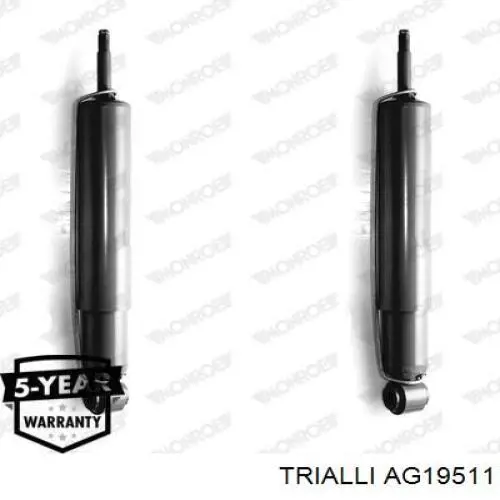 AG19511 Trialli Амортизатор задній, правий