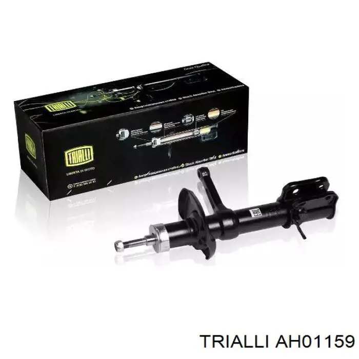 Амортизатор передній, лівий AH01159 Trialli