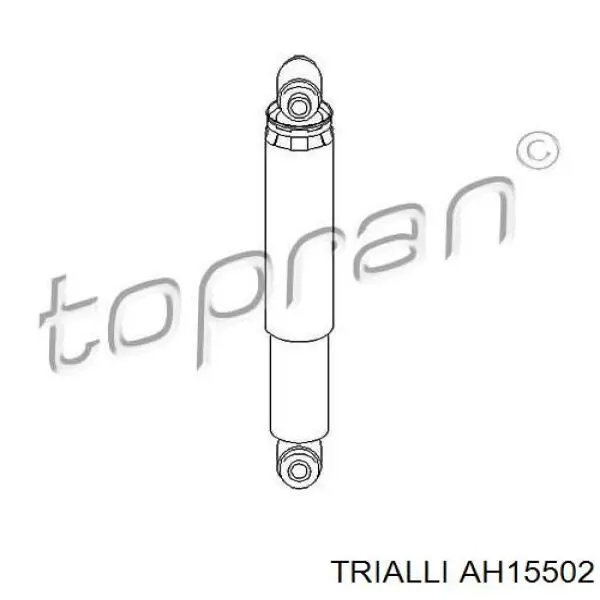 AH15502 Trialli амортизатор задній