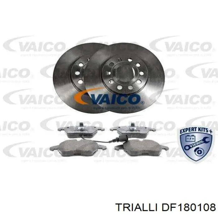 Купити DF180108 Trialli Ремкомплект передніх гальм